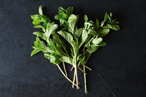 Mint leaves on Food52